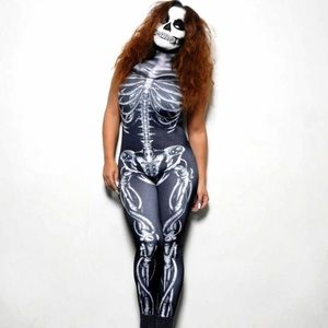 Stretchy skeleton body suit!